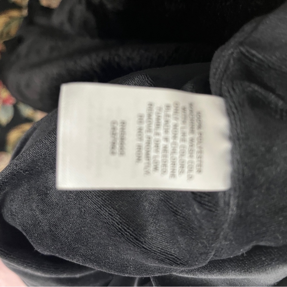 Black Nordstrom Lingerie Plush Lounge Cardigan - Picture 5 of 7